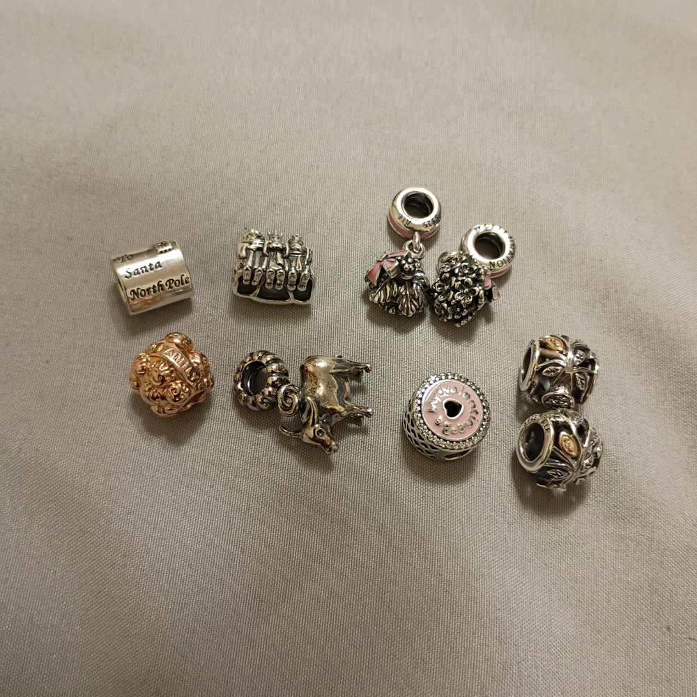 9 Pandora Charms S925 ALE